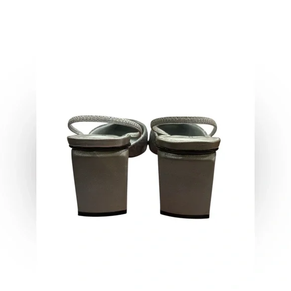 Ana Bonilla women’s dressy silver heels, size 7 - Picture 3 of 5